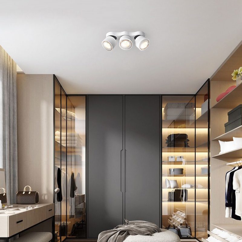 Three-heads Rotating Folding Ceiling Lamp - Blowlighting