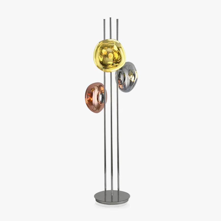 Three Lava Glass Floor Lamp - Blowlighting