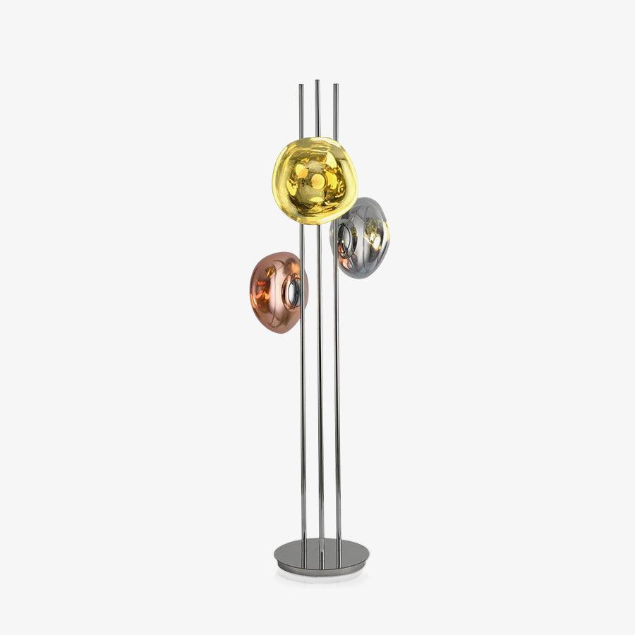 Three Lava Glass Floor Lamp - Blowlighting