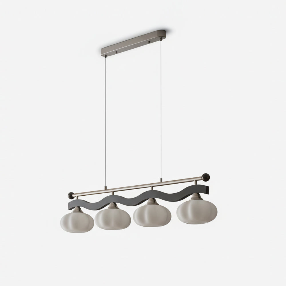 Tideon Scandinavian Glass Chandelier