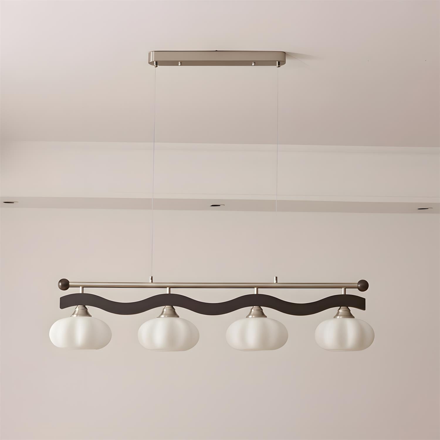 Tideon Scandinavian Glass Chandelier