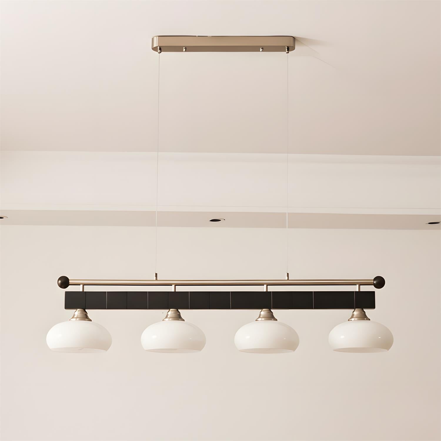 Tideon Scandinavian Glass Chandelier