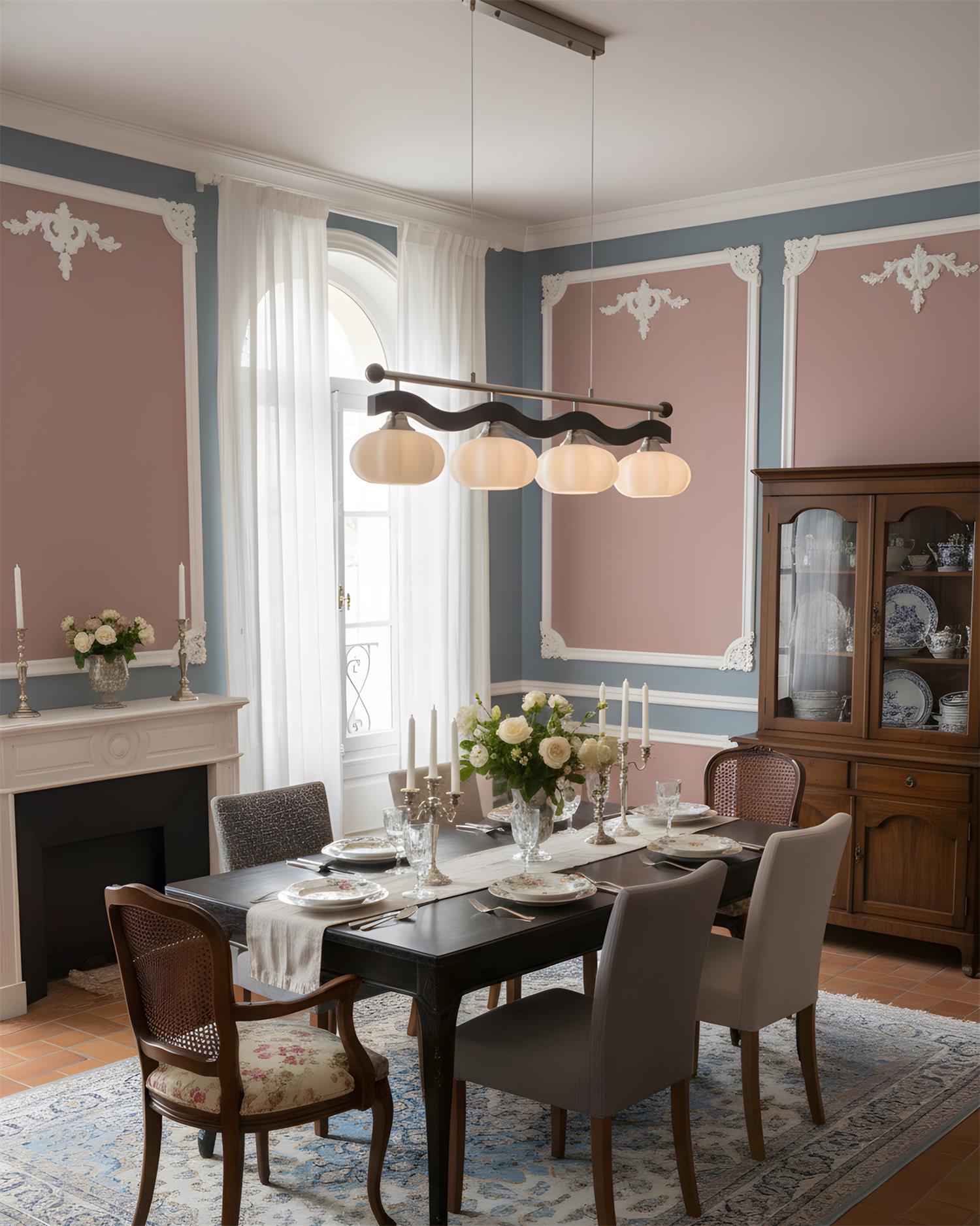 Tideon Scandinavian Glass Chandelier