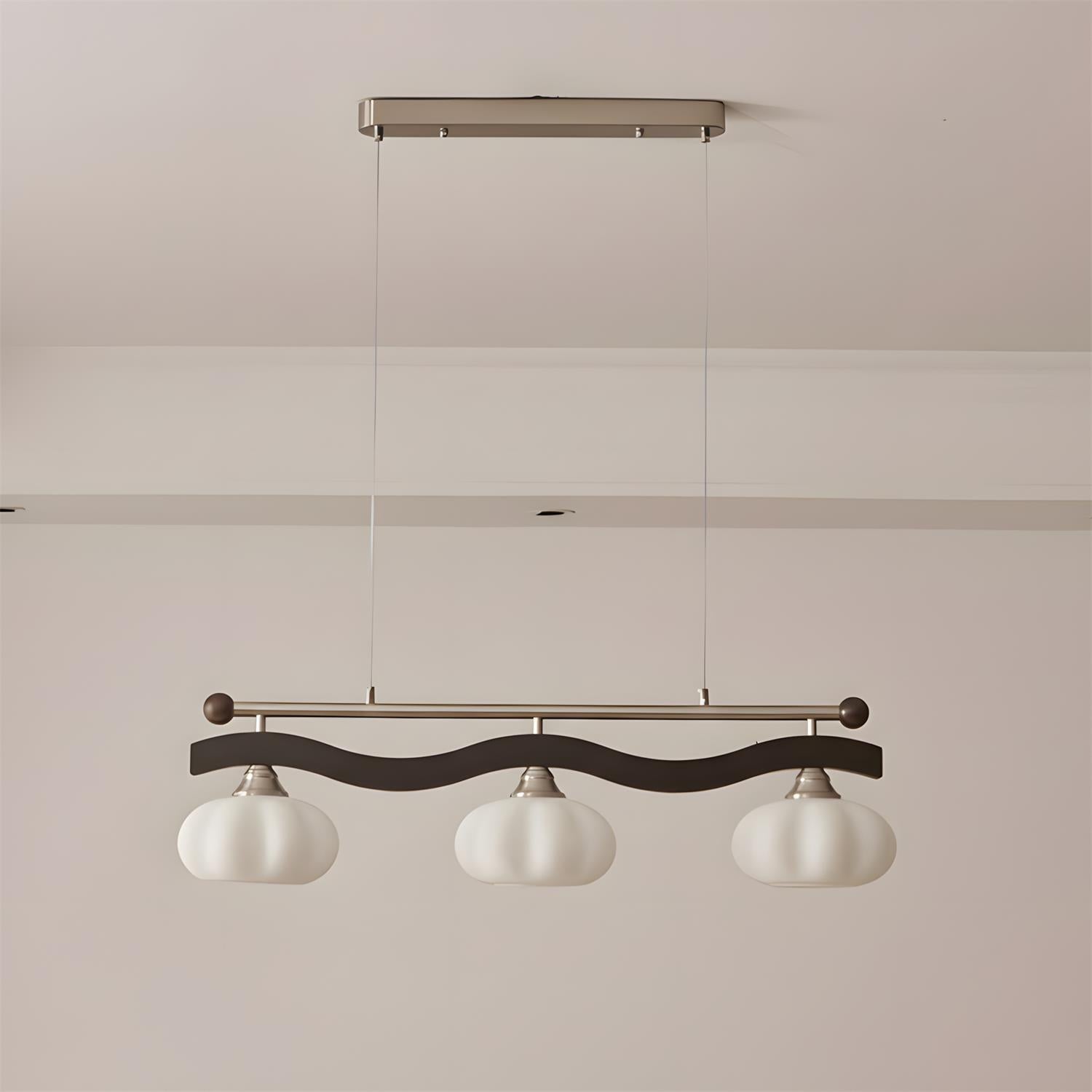 Tideon Scandinavian Glass Chandelier