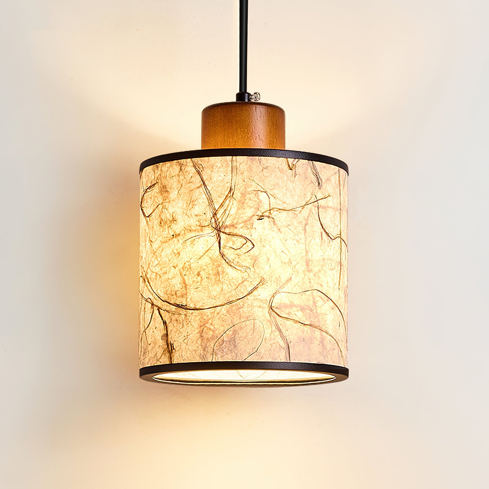 Tierra Natural Rice Paper Pendant Light