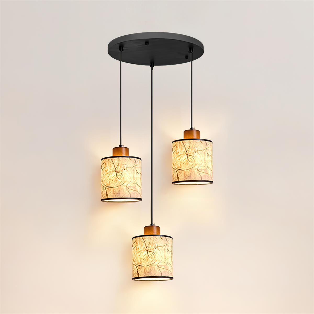Tierra Natural Rice Paper Pendant Light