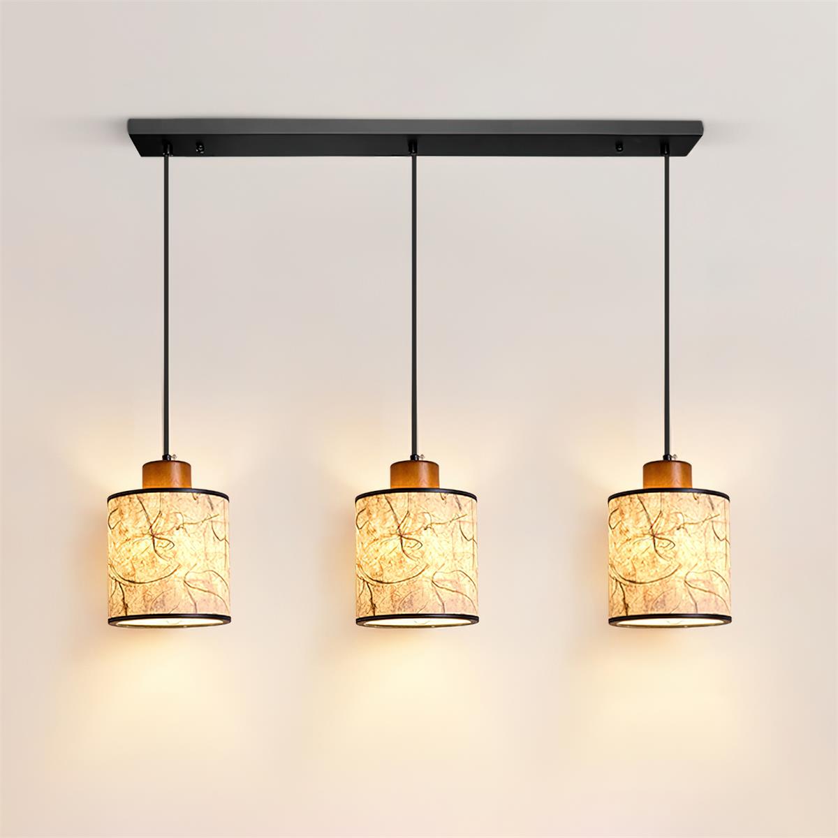 Tierra Natural Rice Paper Pendant Light