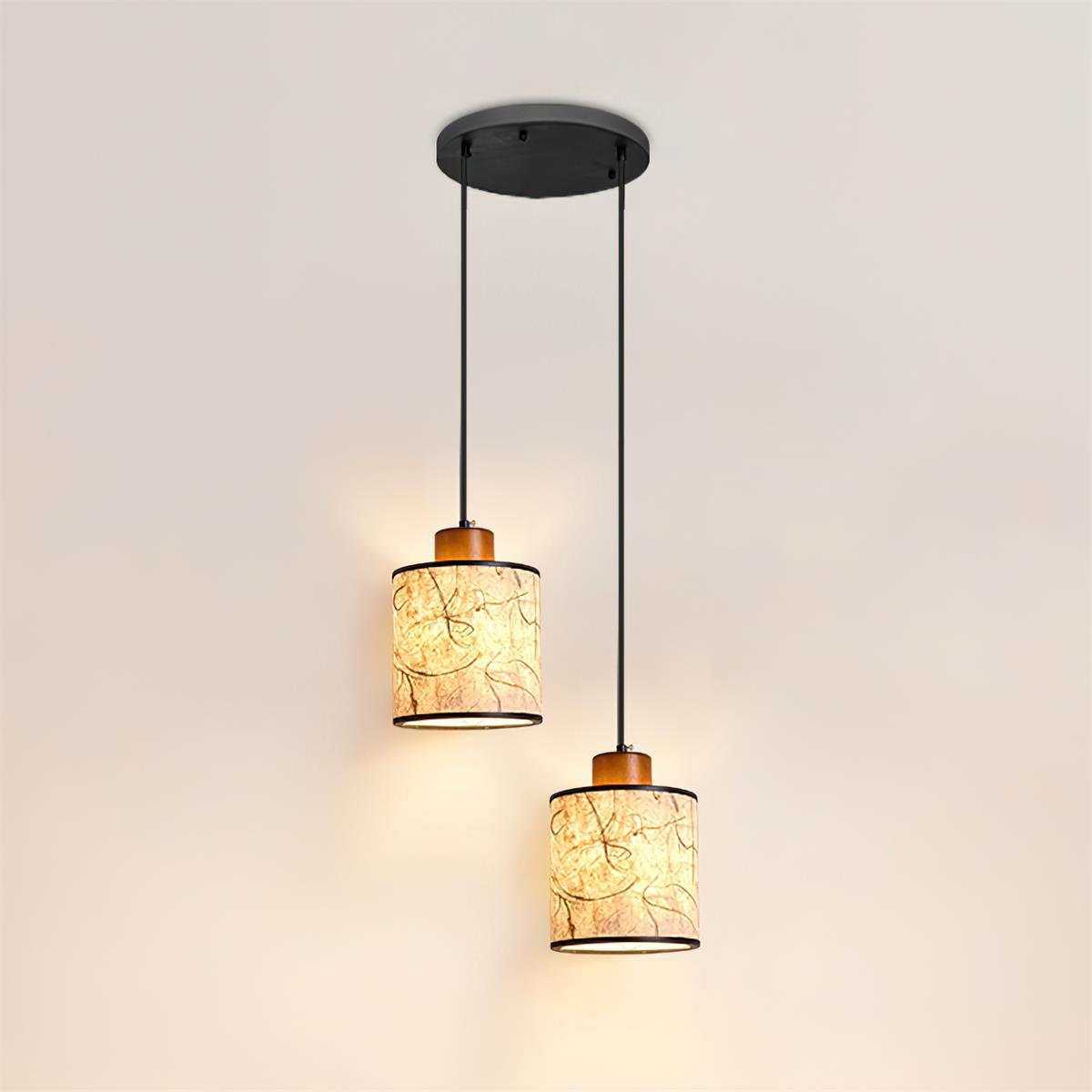 Tierra Natural Rice Paper Pendant Light