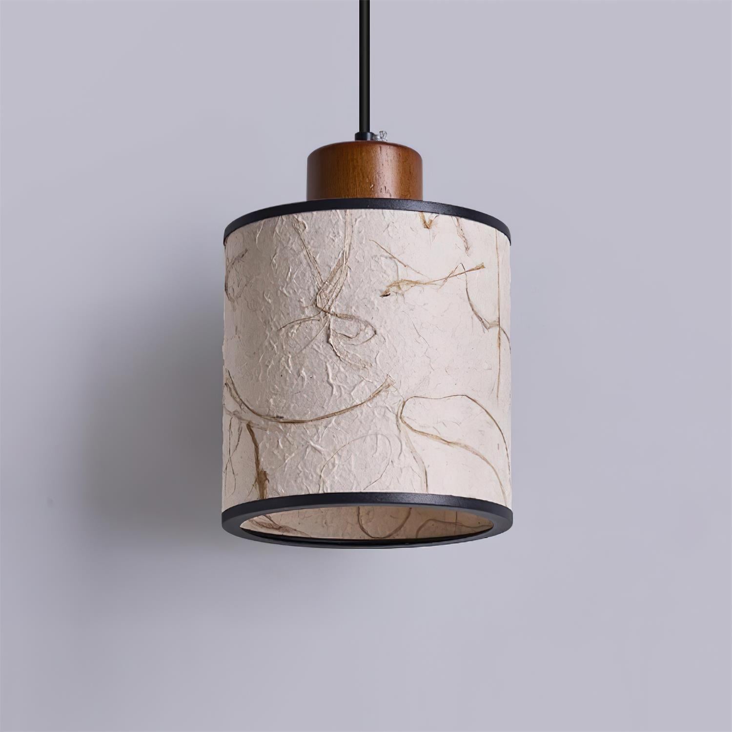 Tierra Natural Rice Paper Pendant Light