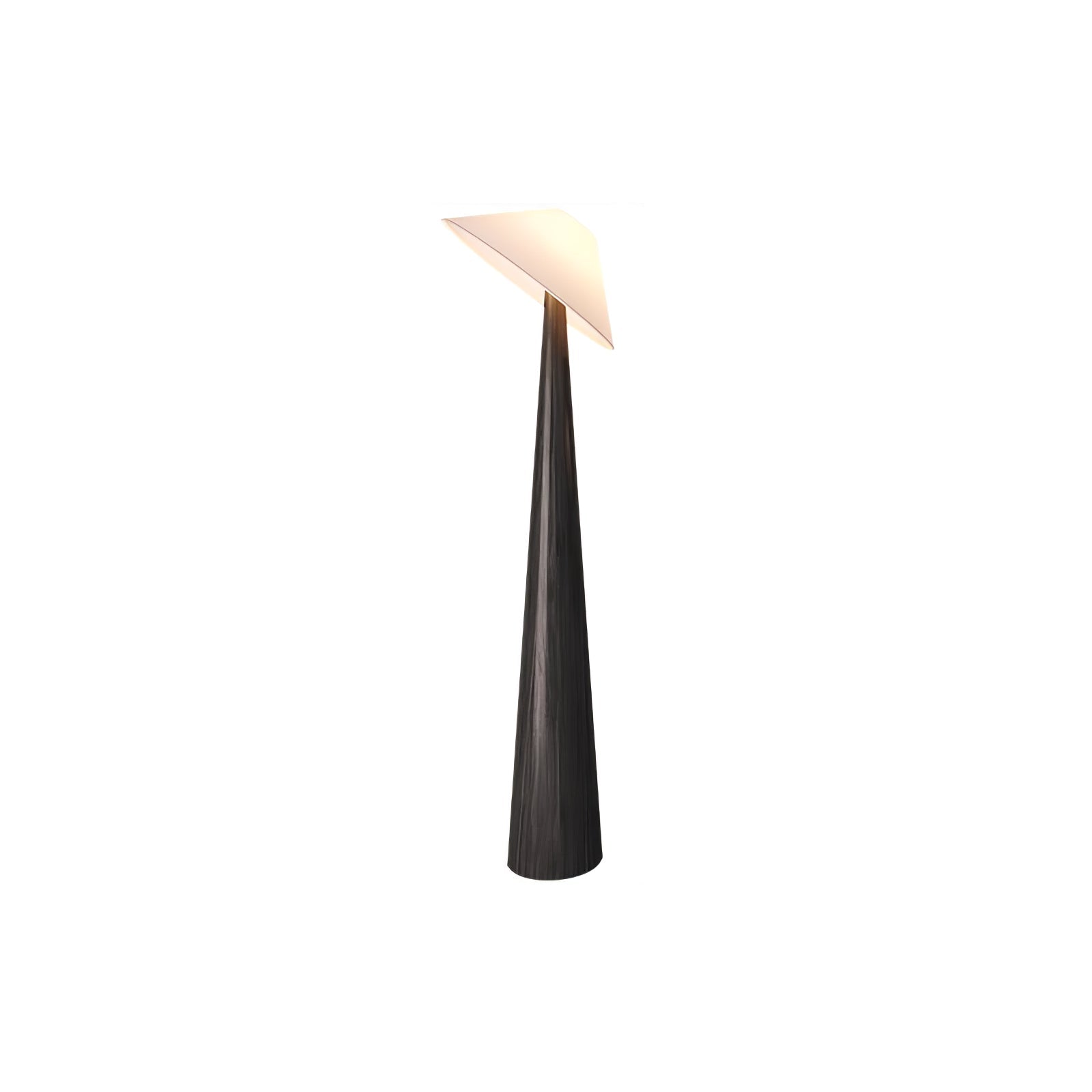 Apex Wooden Tapered Floor Lamp - Blowlighting