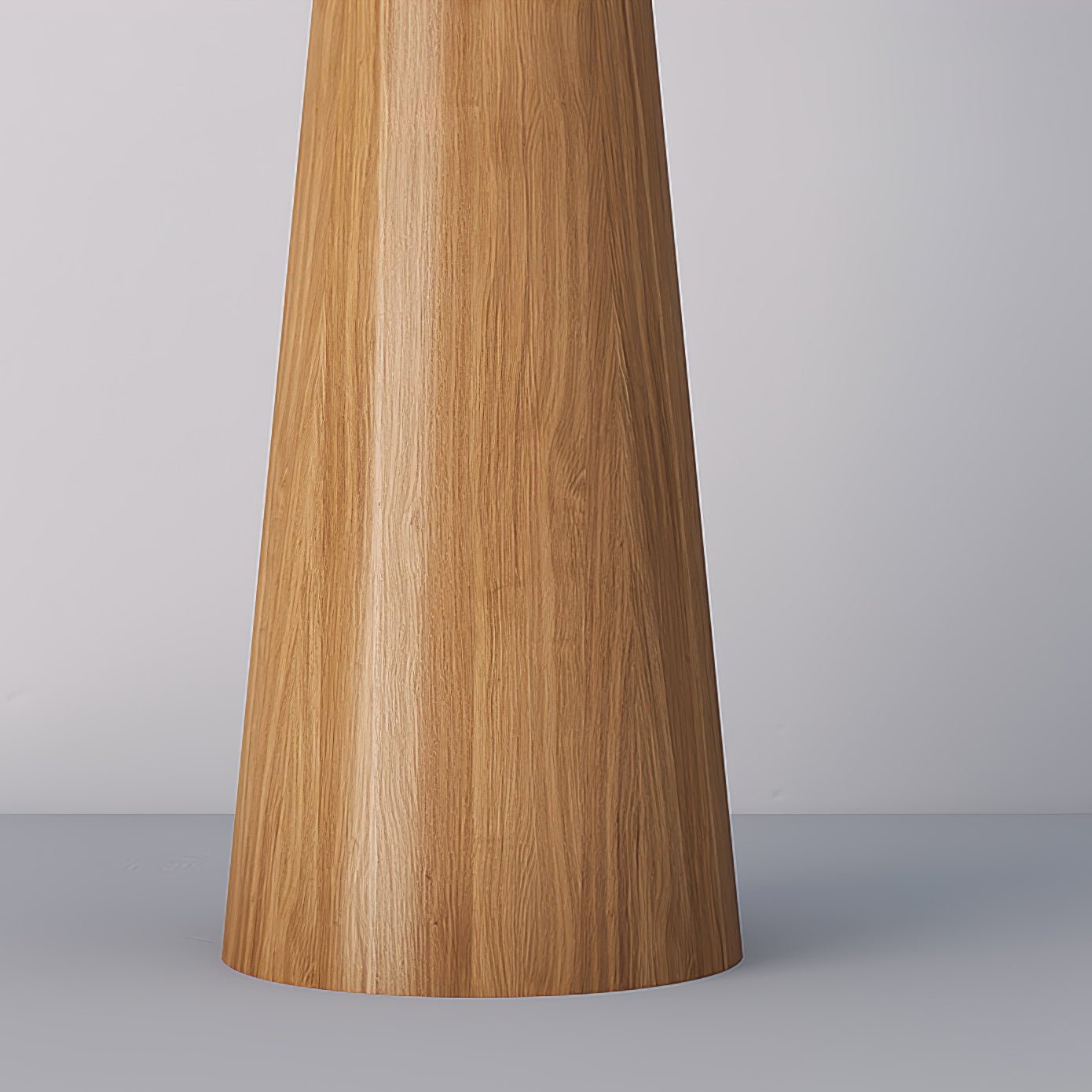 Apex Wooden Tapered Floor Lamp - Blowlighting
