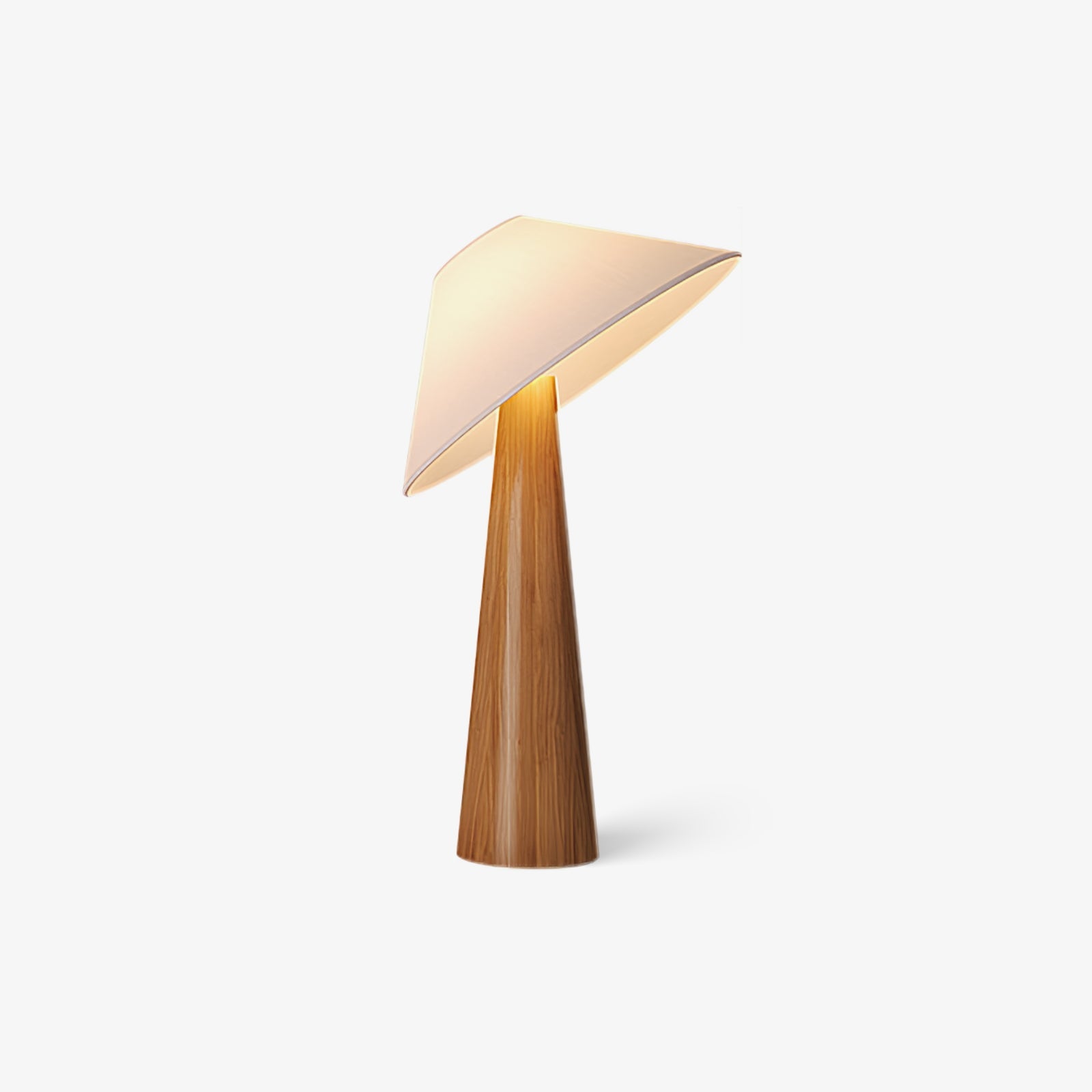 Vosile Sculptural Wood Table Lamp - Blowlighting