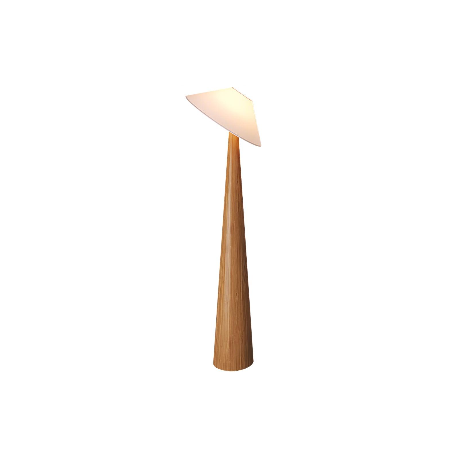 Apex Wooden Tapered Floor Lamp - Blowlighting
