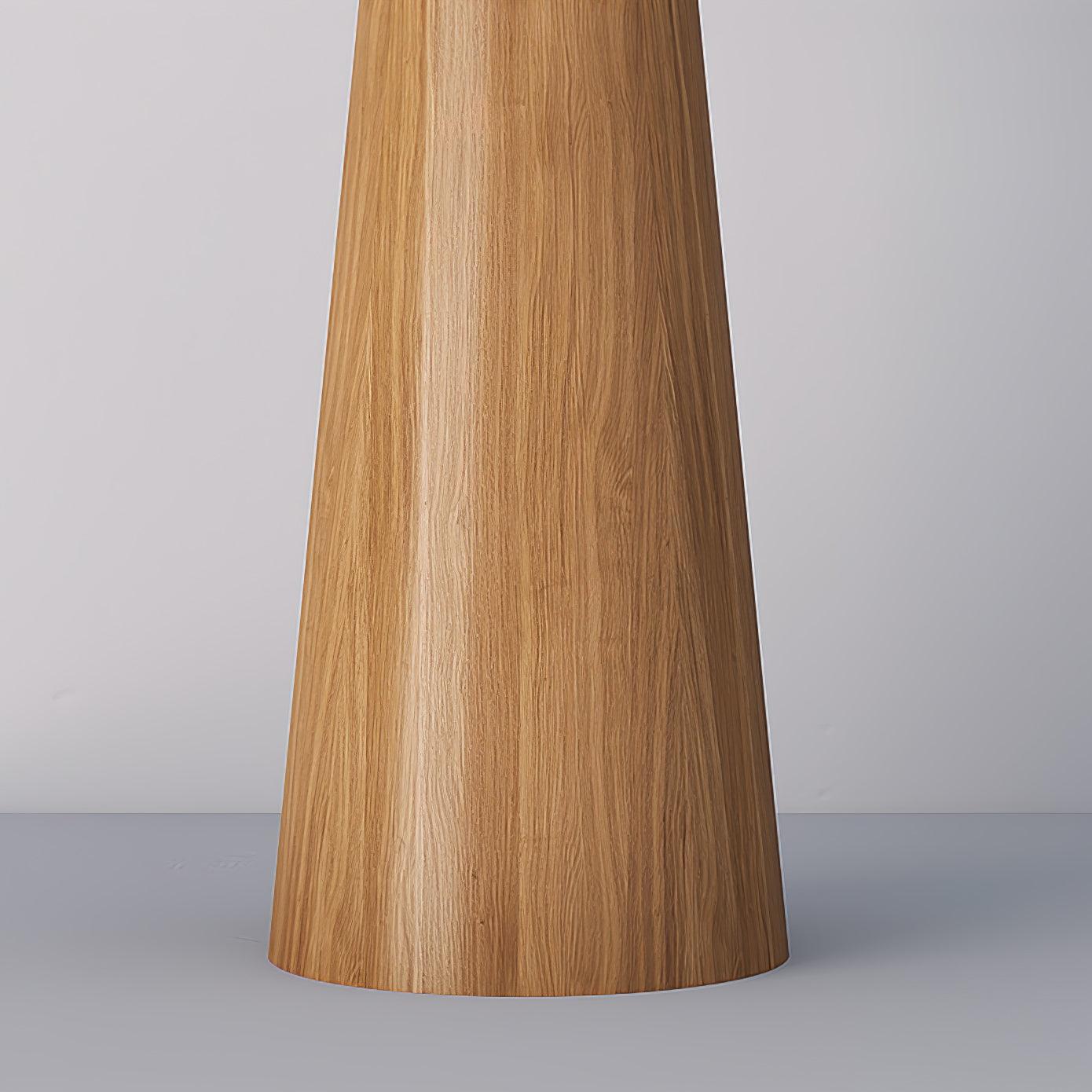 Apex Wooden Tapered Floor Lamp - Blowlighting