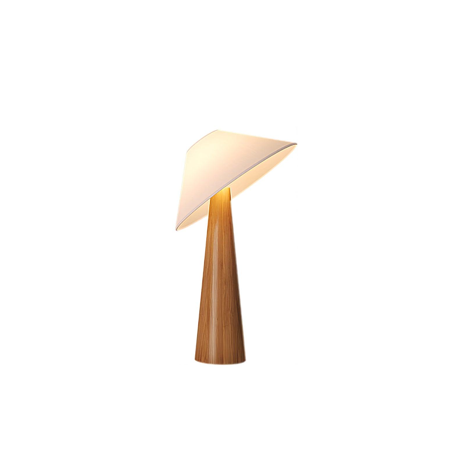 Vosile Sculptural Wood Table Lamp - Blowlighting