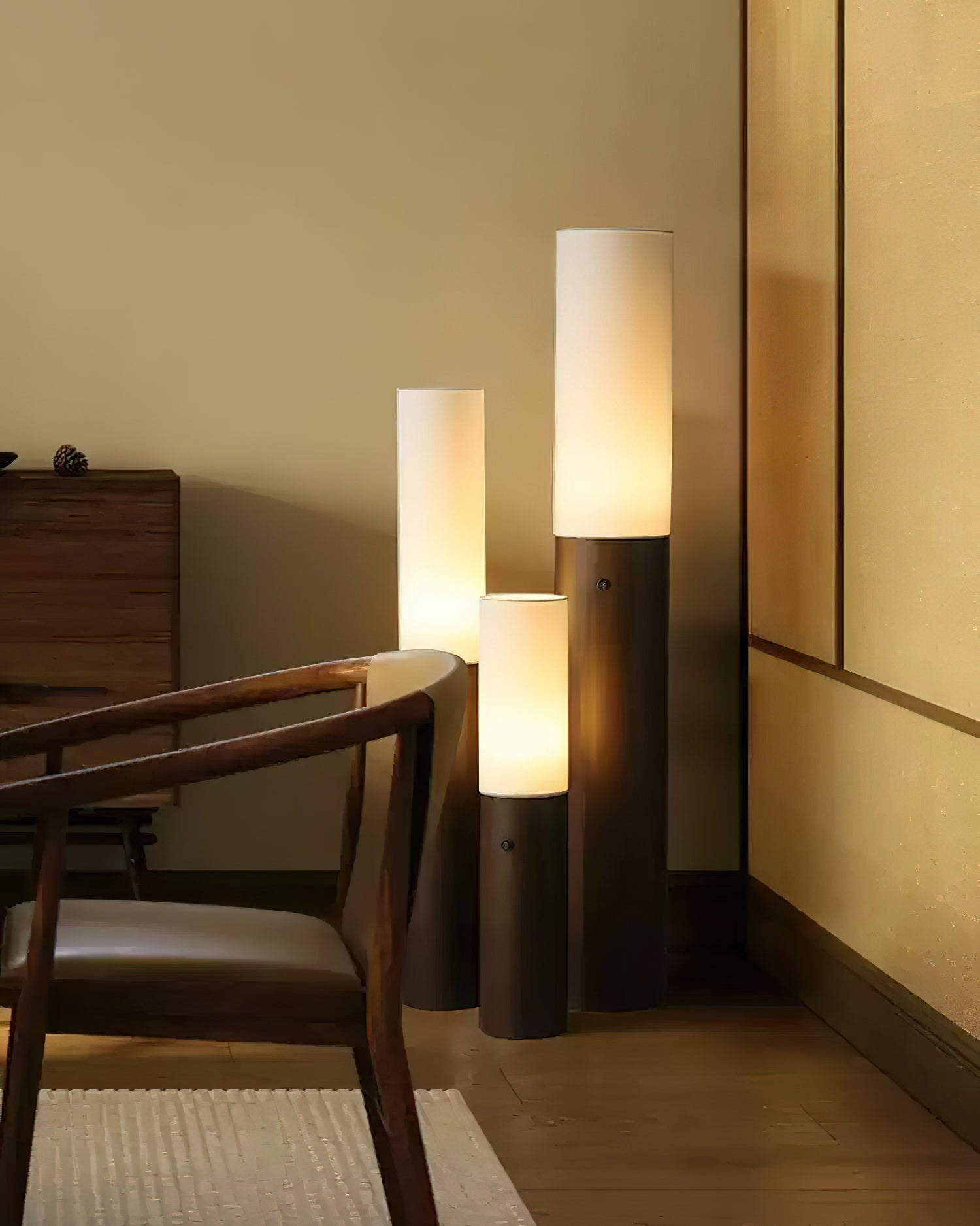Timber Column Floor Lamp - Blowlighting