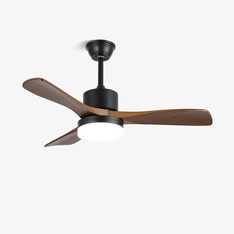 Darian Minimalist Wood Ceiling Fan Light - Blowlighting