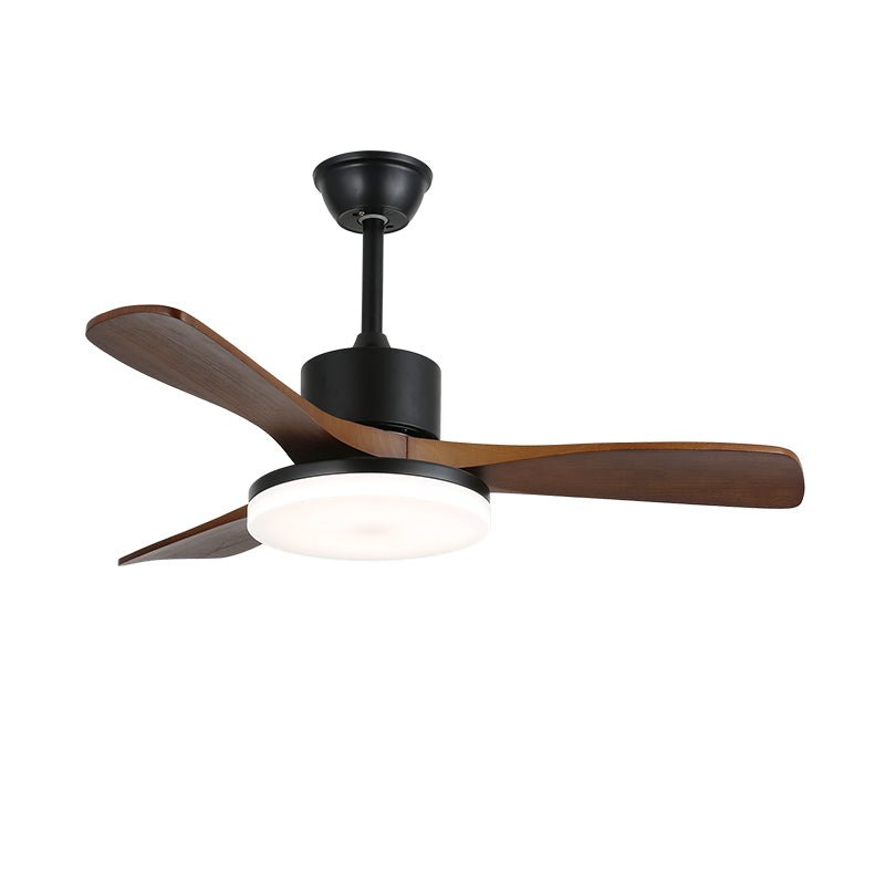 Darian Minimalist Wood Ceiling Fan Light - Blowlighting