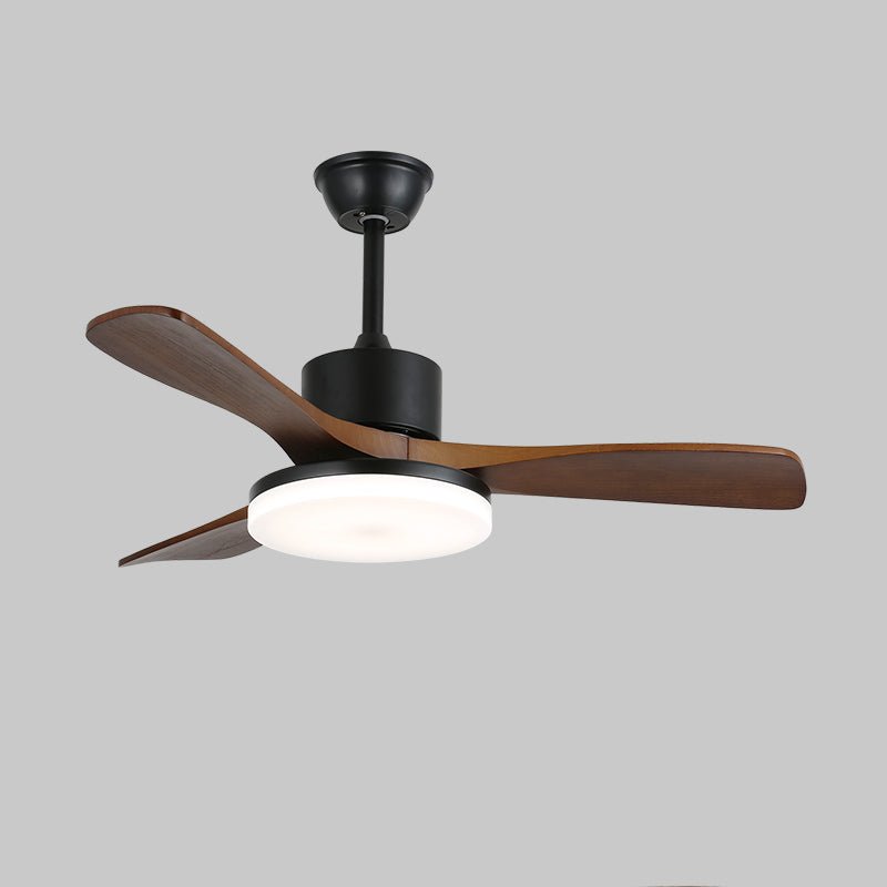 Darian Minimalist Wood Ceiling Fan Light - Blowlighting