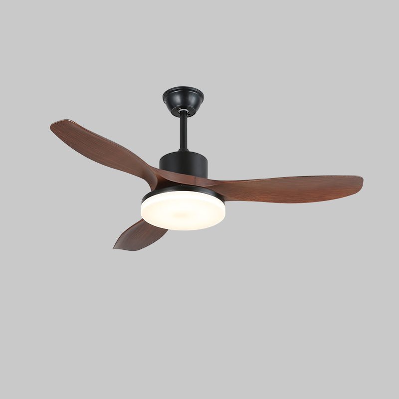 Darian Minimalist Wood Ceiling Fan Light - Blowlighting