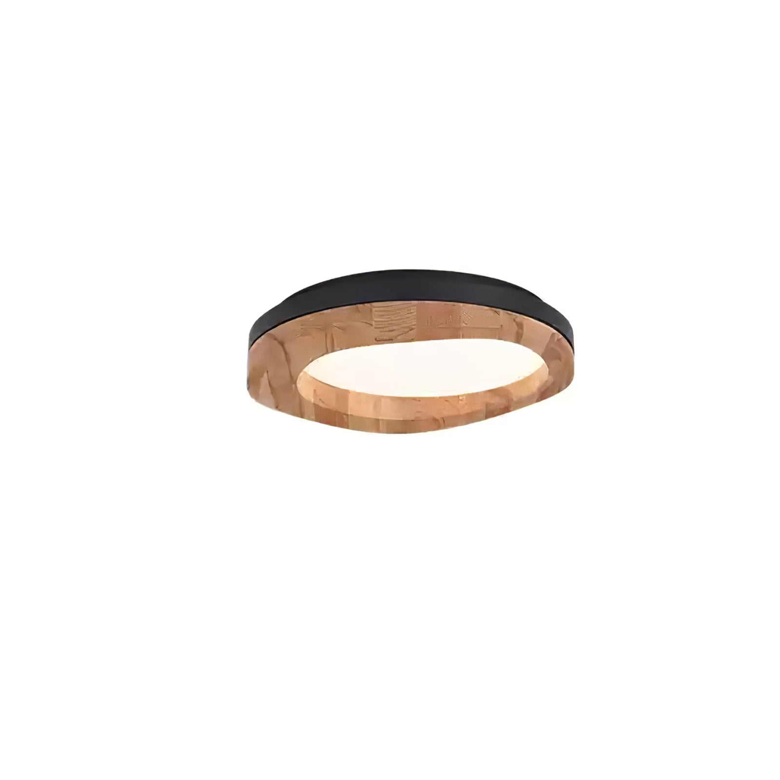 Artalis Walnut Wood Flush Mount - Blowlighting