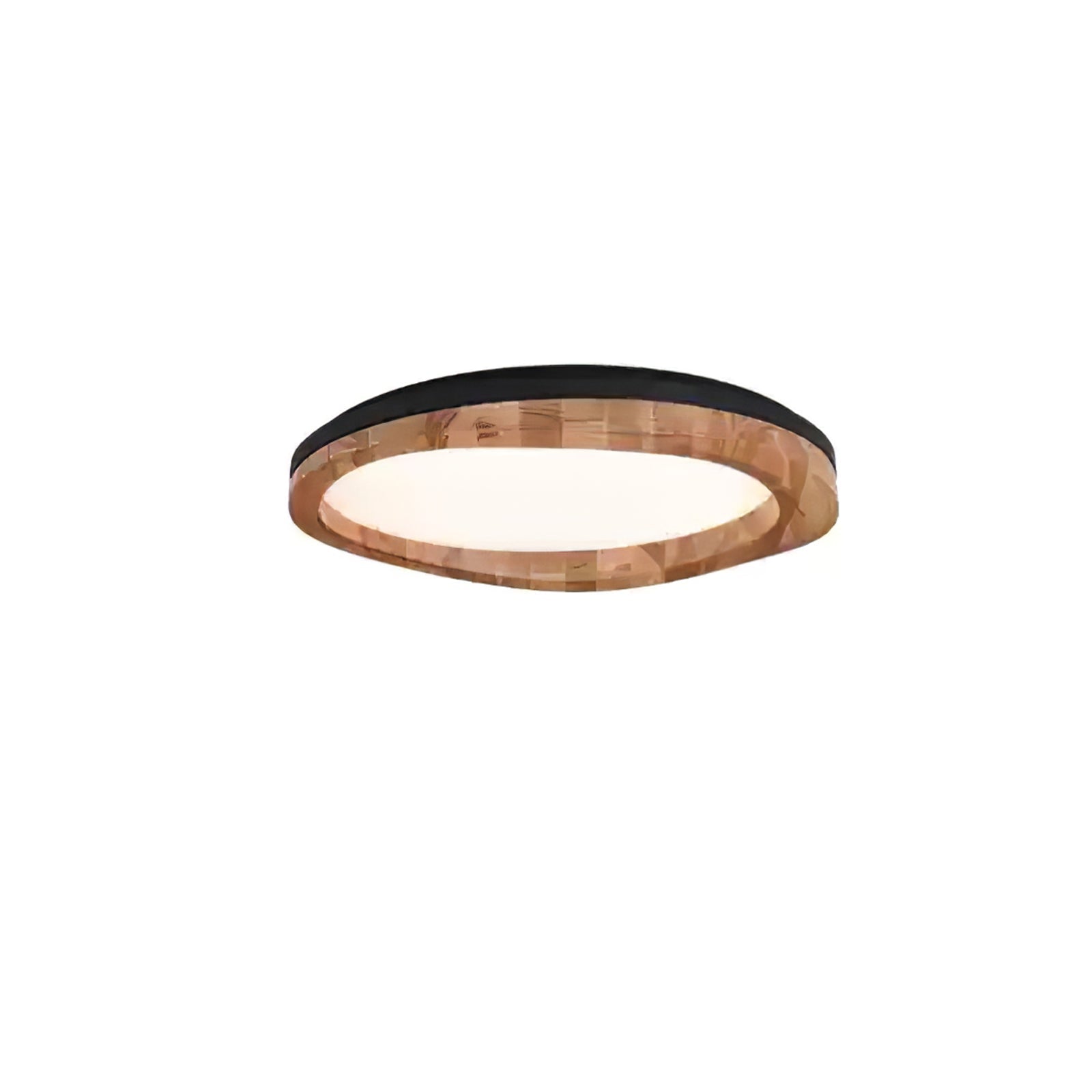 Artalis Walnut Wood Flush Mount - Blowlighting