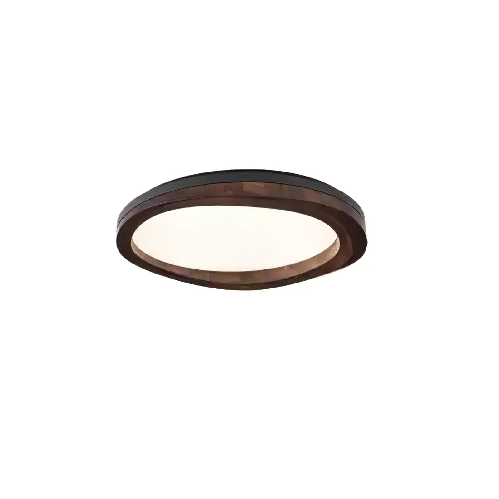Artalis Walnut Wood Flush Mount - Blowlighting