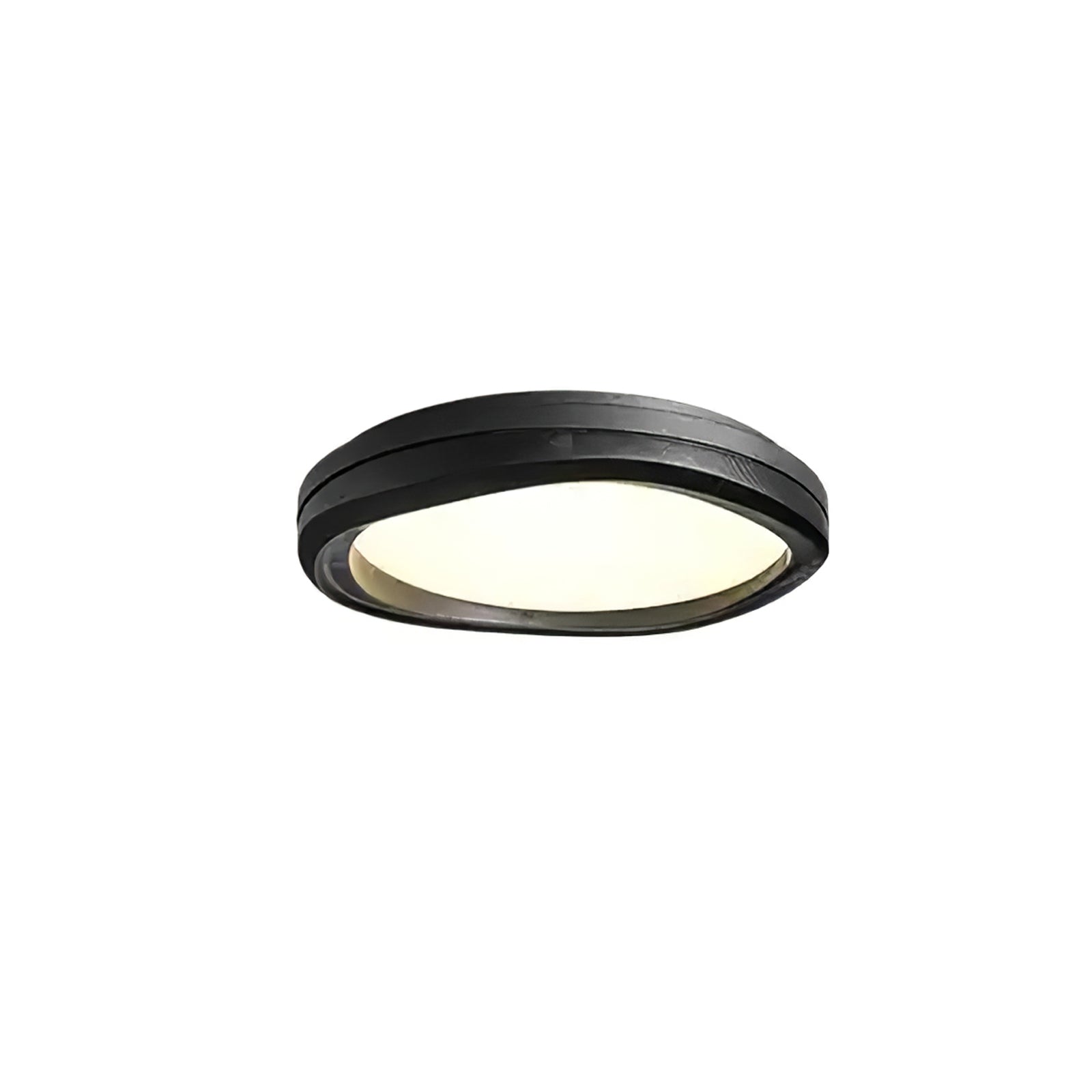 Artalis Walnut Wood Flush Mount - Blowlighting