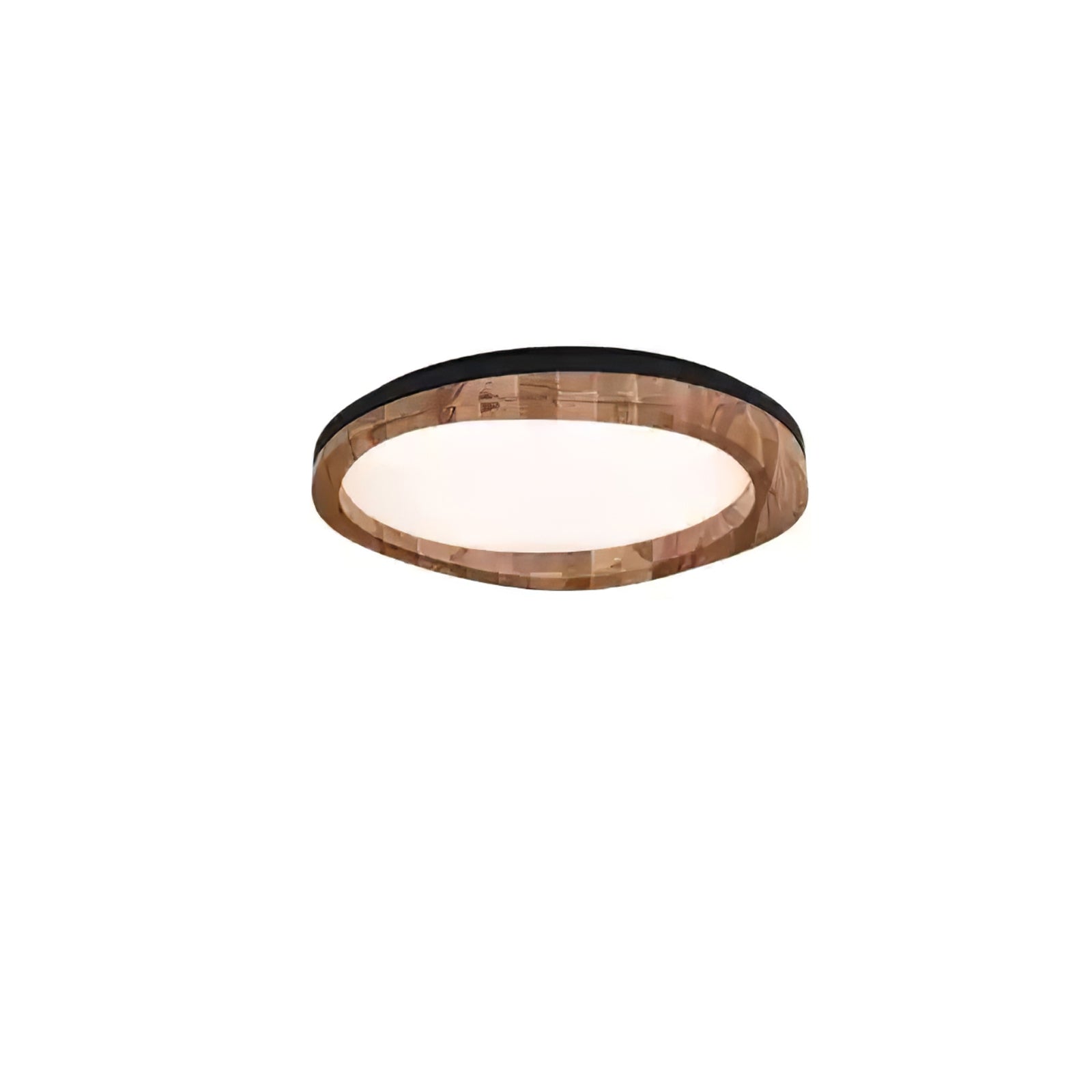 Artalis Walnut Wood Flush Mount - Blowlighting