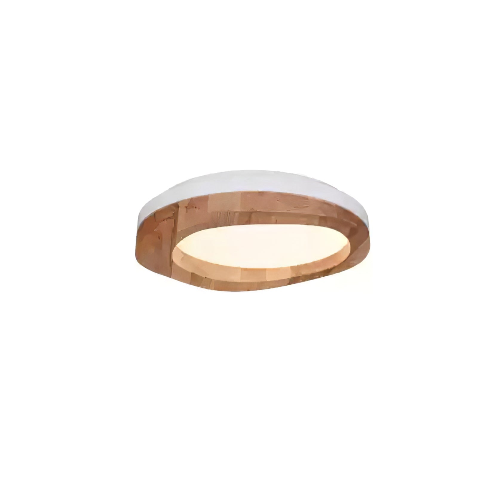 Artalis Walnut Wood Flush Mount - Blowlighting
