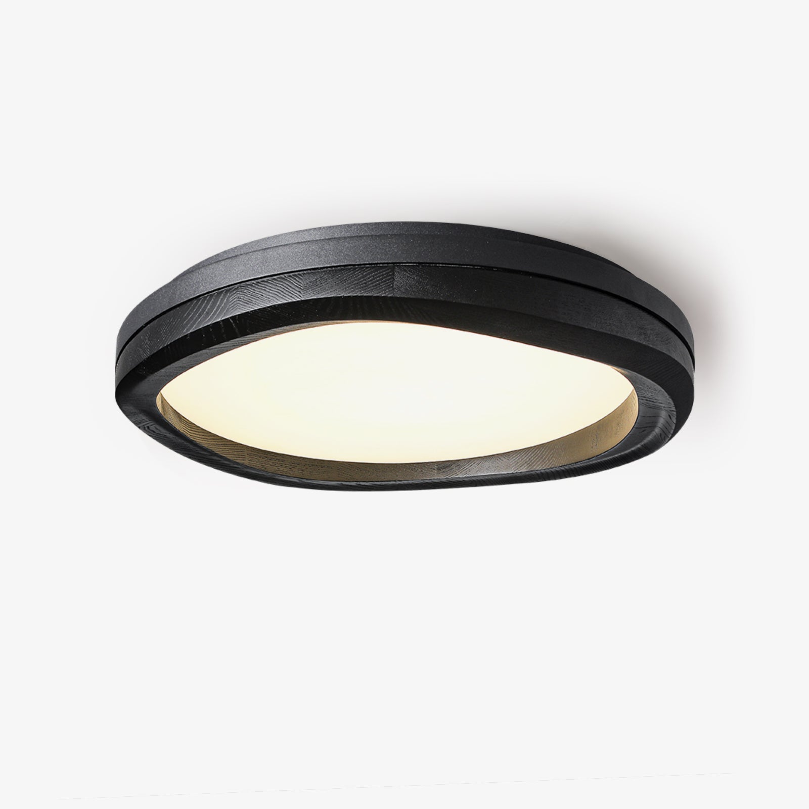 Artalis Walnut Wood Flush Mount - Blowlighting