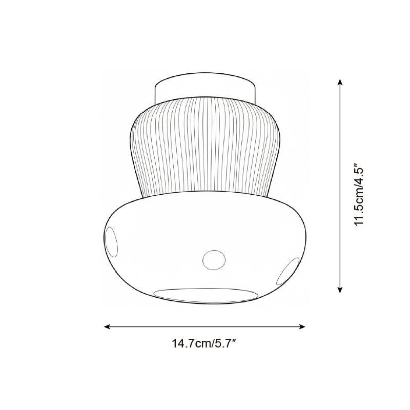 Toadstool Modern Ceramics Ceiling Light