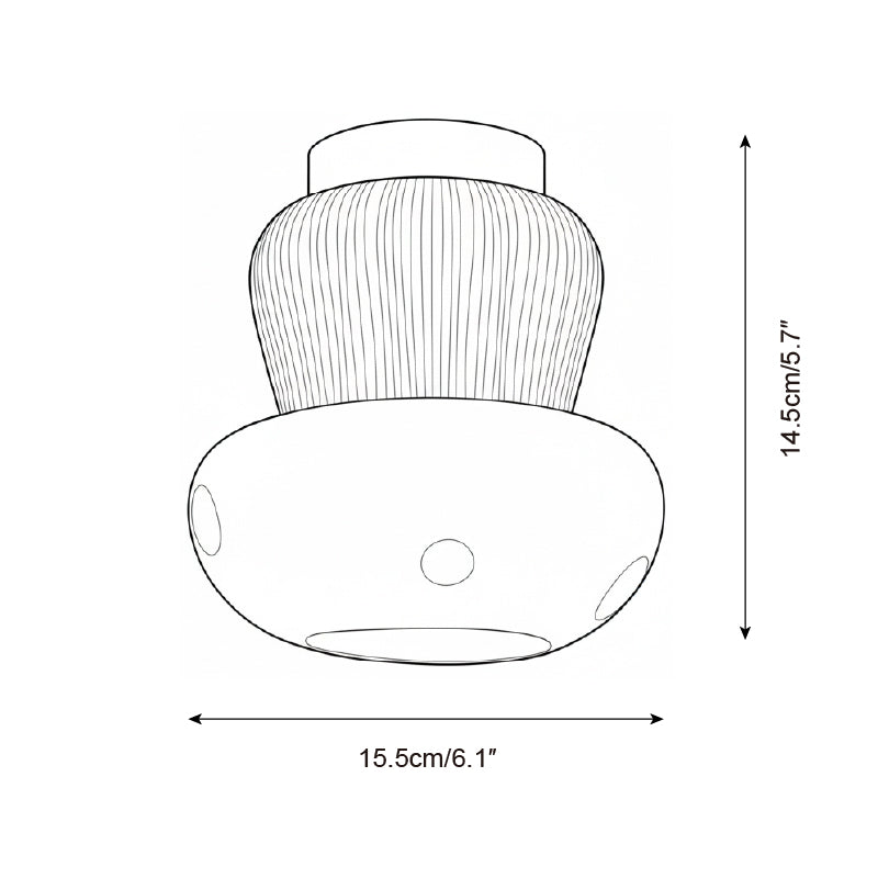 Toadstool Modern Ceramics Ceiling Light