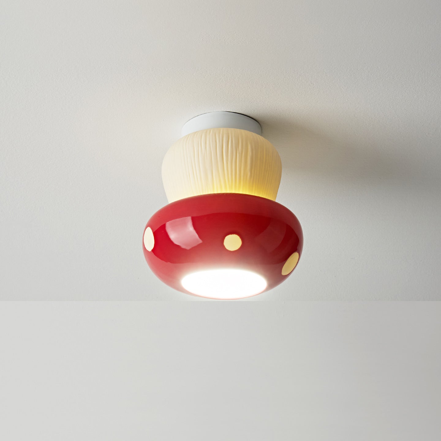 Toadstool Modern Ceramics Ceiling Light