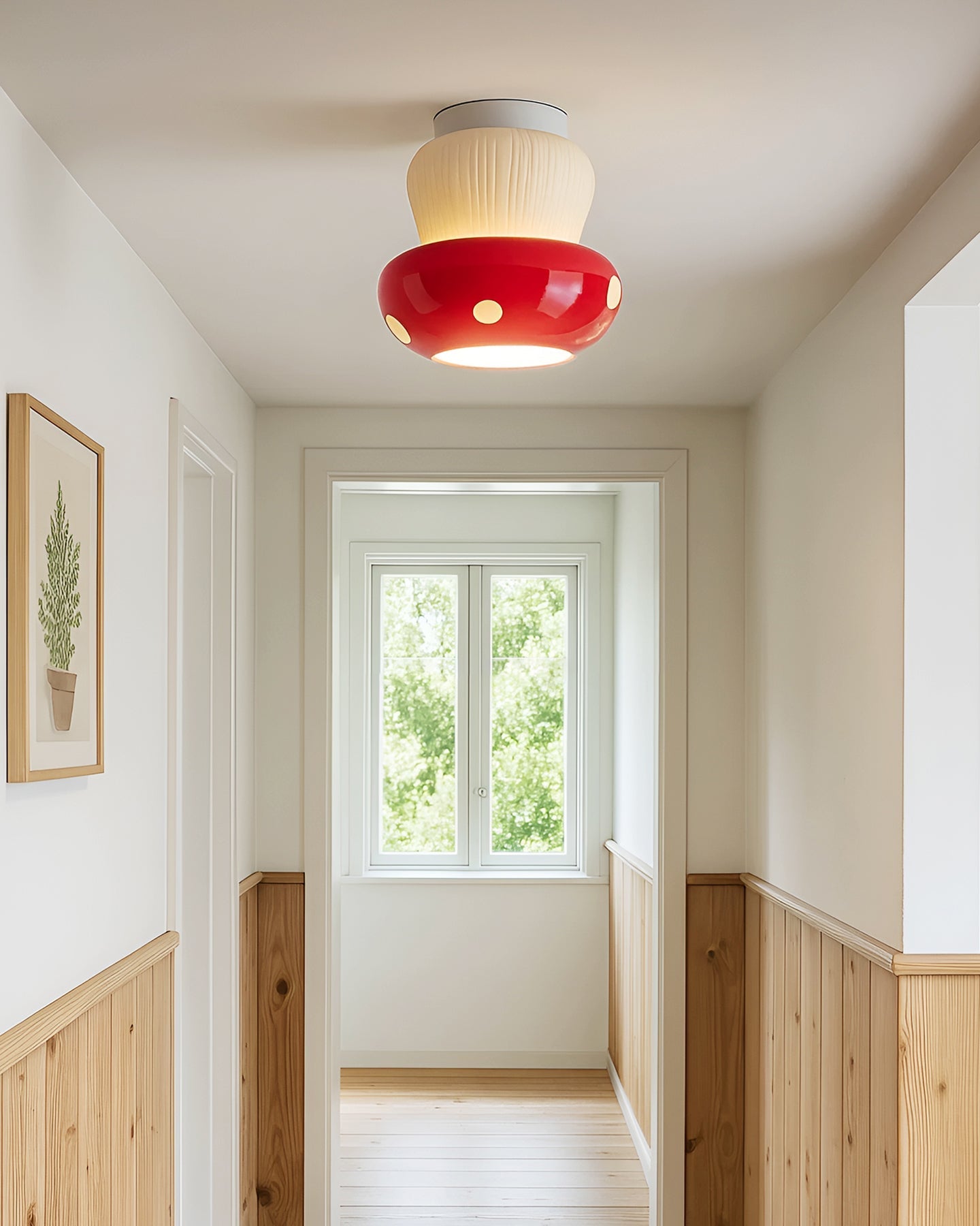 Toadstool Modern Ceramics Ceiling Light