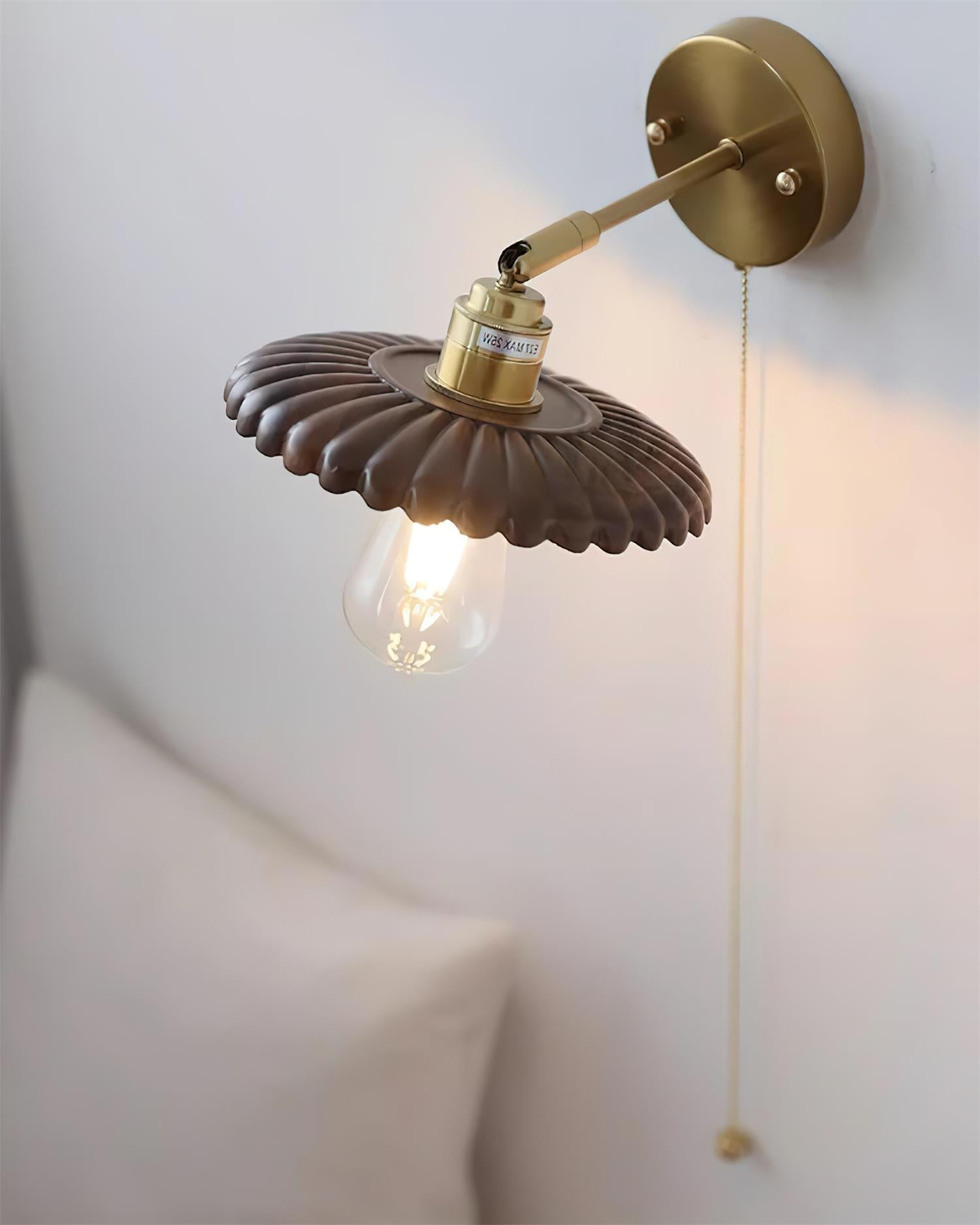 Toffee Modern Metal Bloom Wall Light