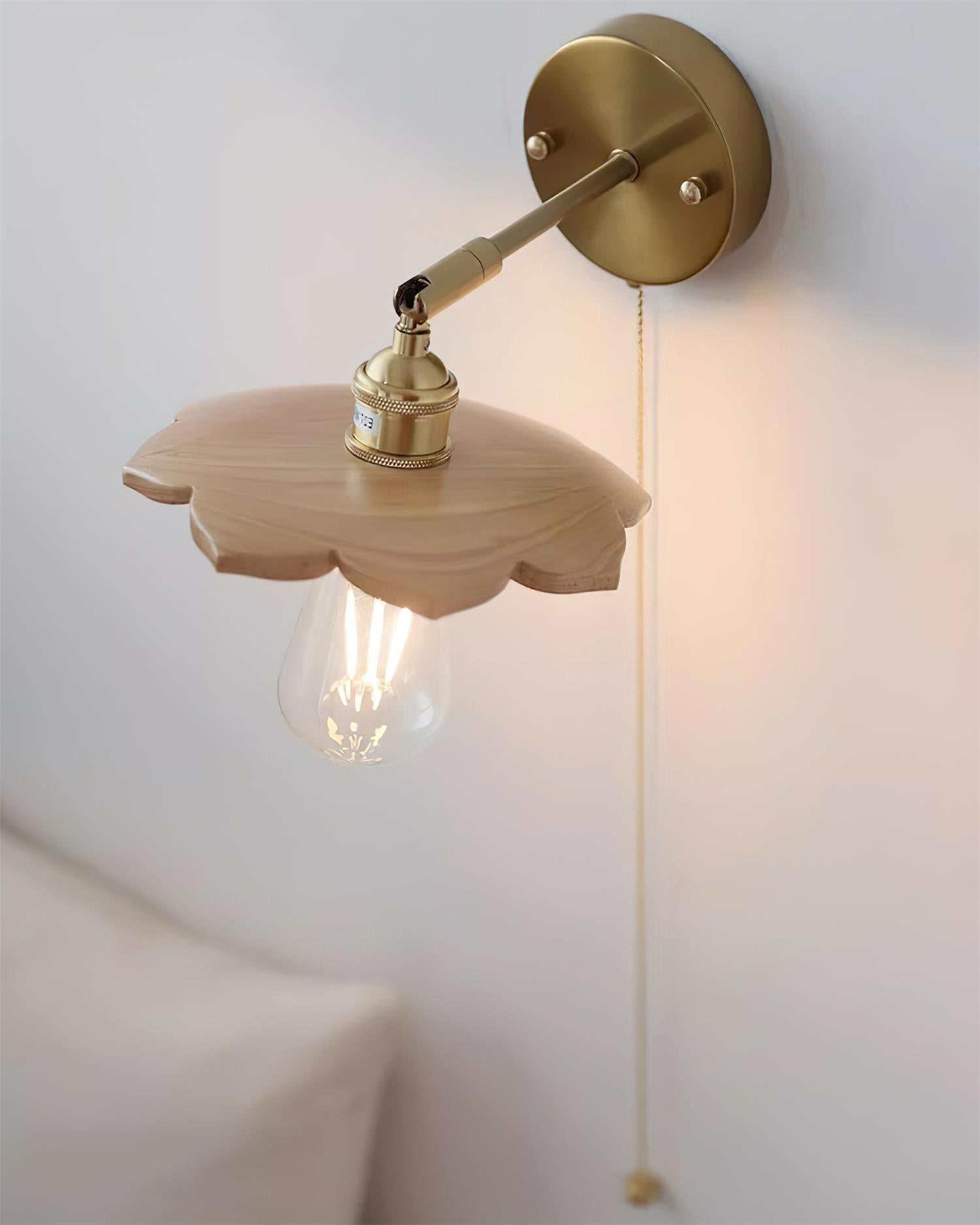Toffee Modern Metal Bloom Wall Light