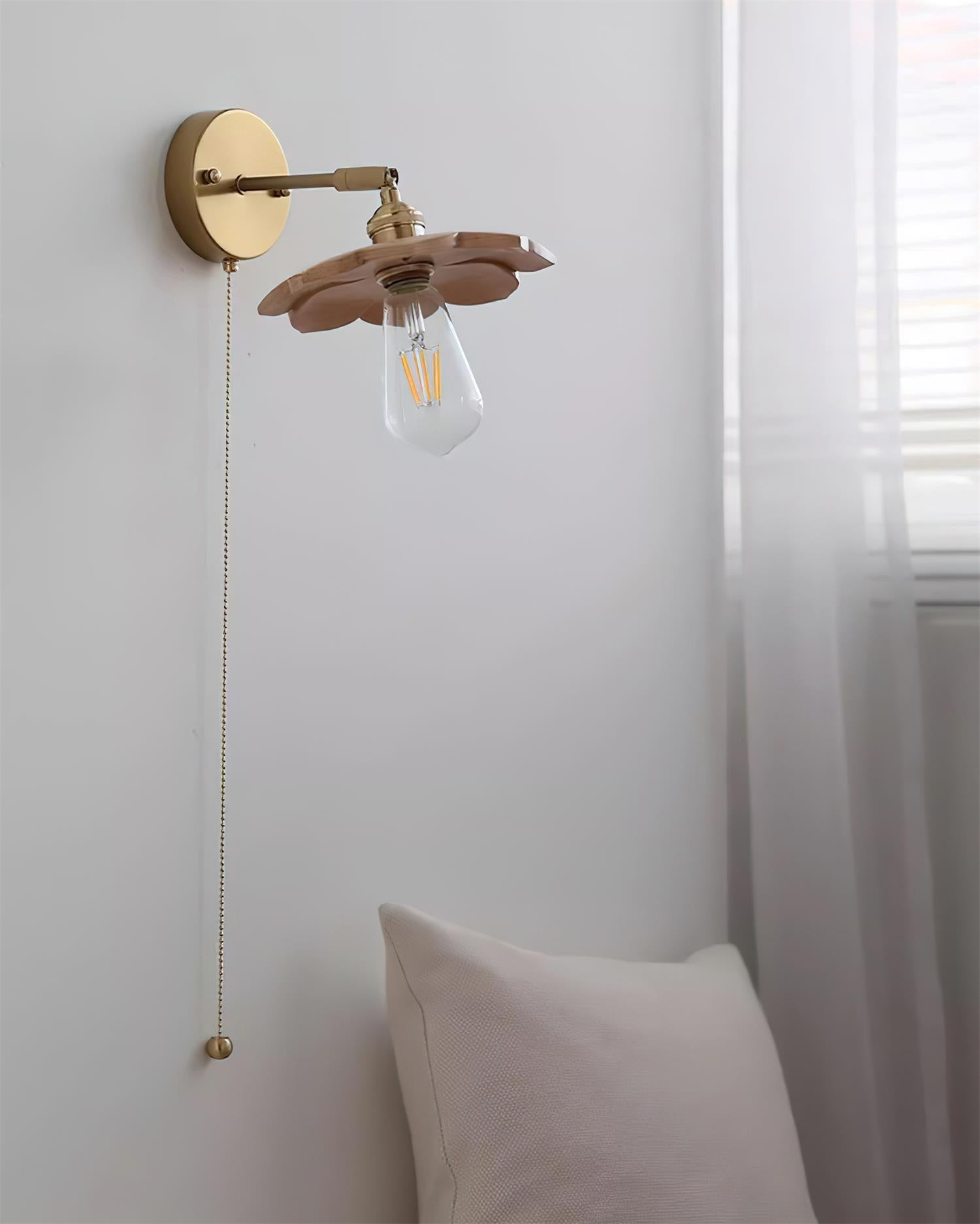 Toffee Modern Metal Bloom Wall Light