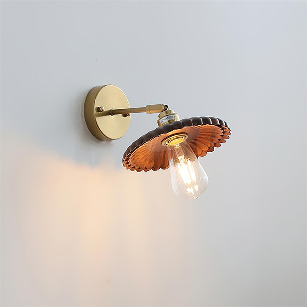 Toffee Modern Metal Bloom Wall Light