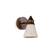 Toltec Minimalist Wood Wall Light