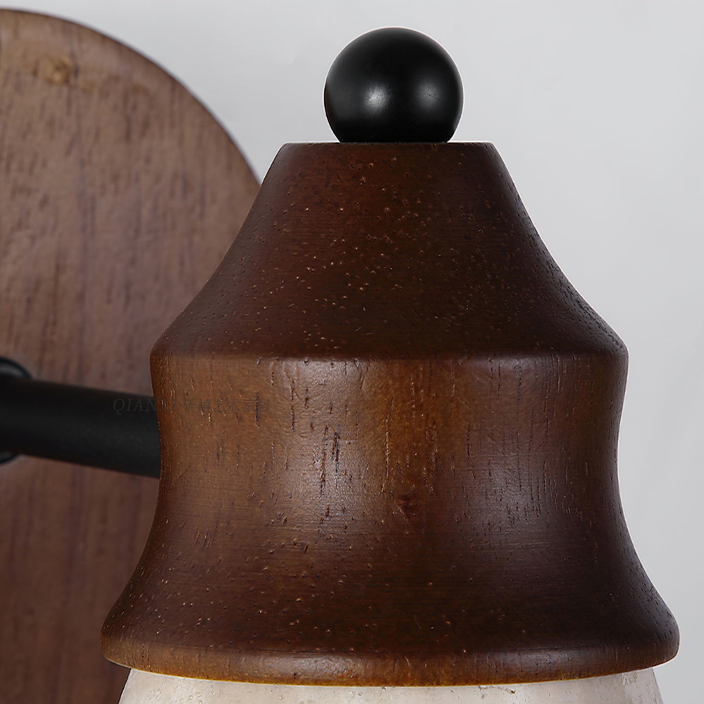 Toltec Minimalist Wood Wall Light
