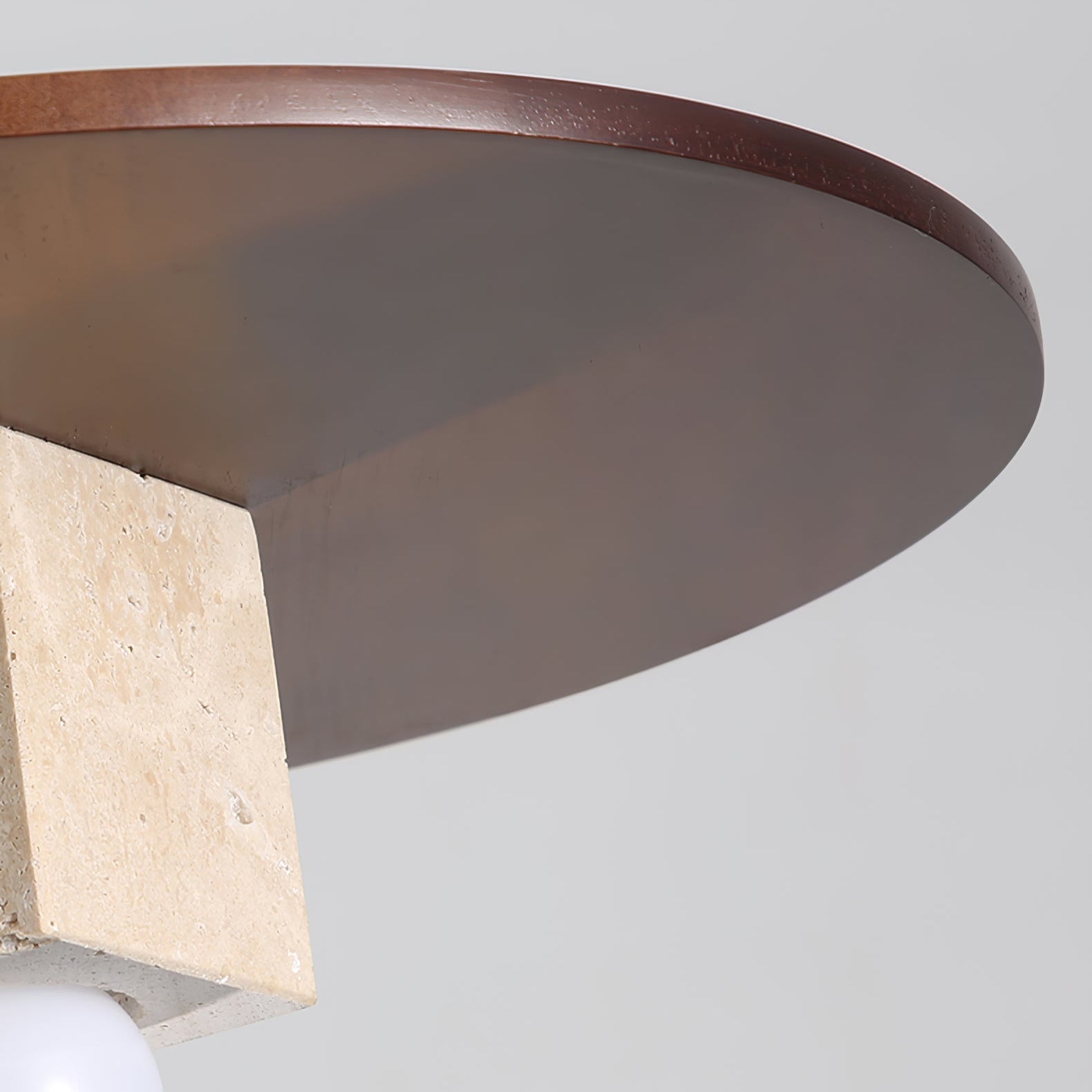 Ucariel Geometric Travertine Pendant Light - Blowlighting
