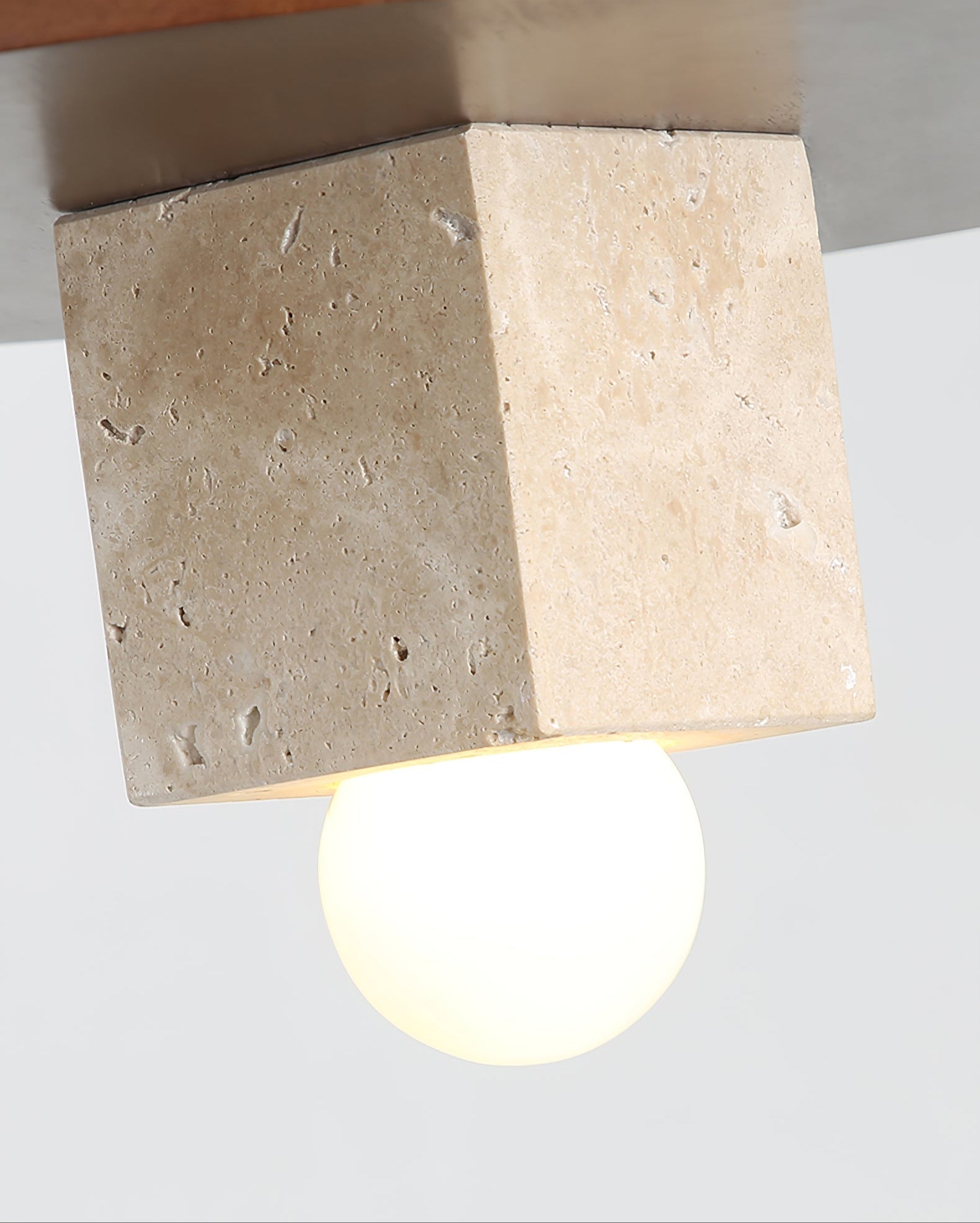 Ucariel Geometric Travertine Pendant Light - Blowlighting