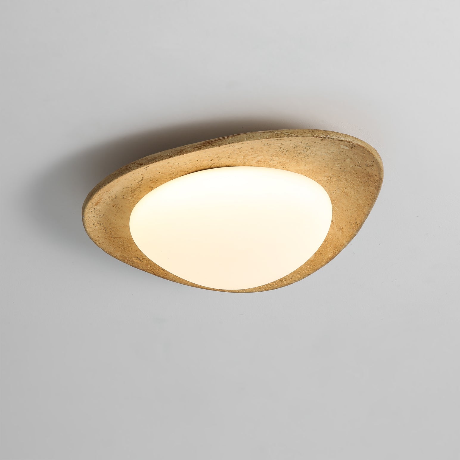 Topo Minimalist Stone Mixture Ceiling Light