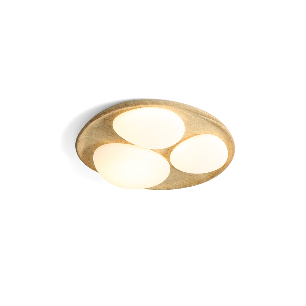 Topo Minimalist Stone Mixture Ceiling Light