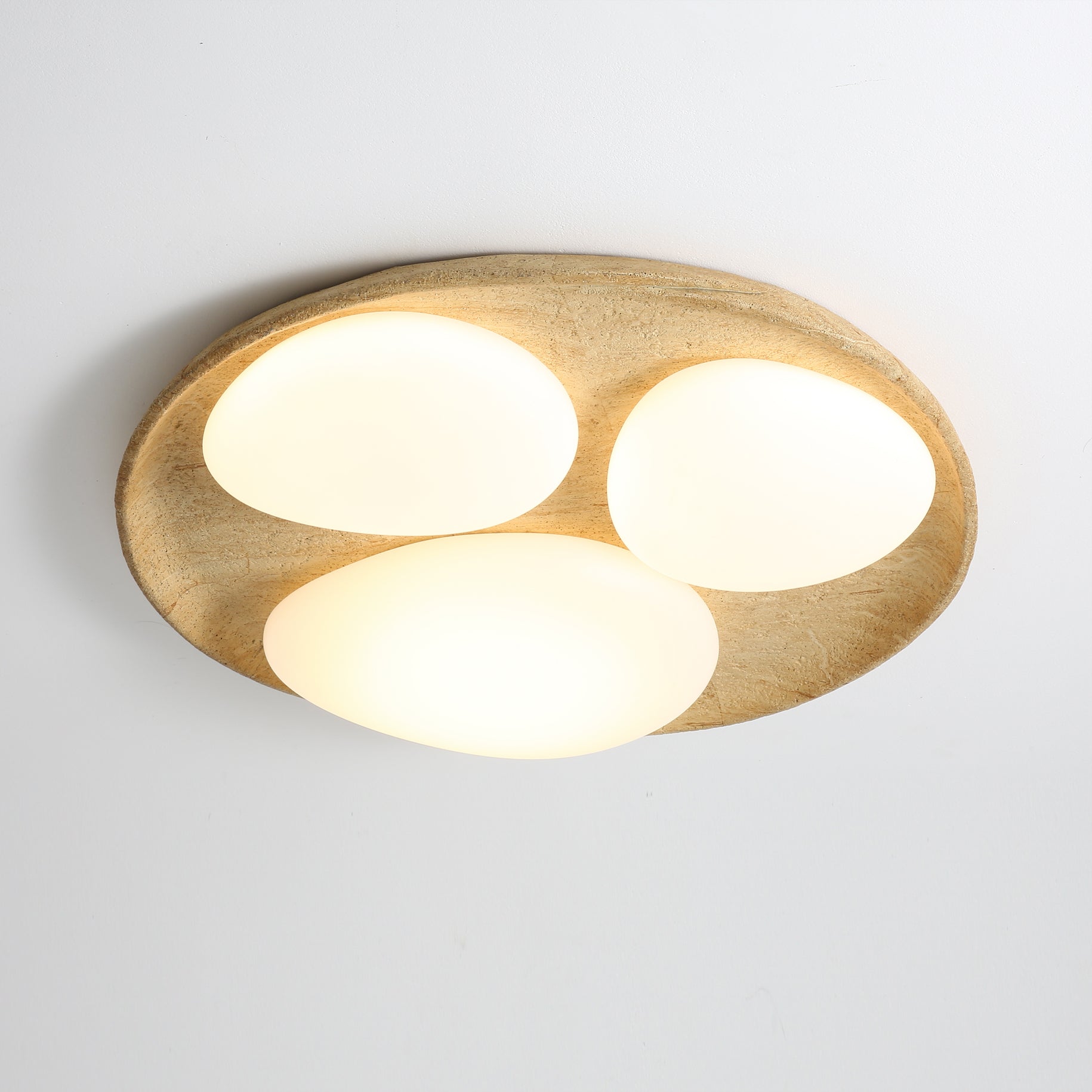 Topo Minimalist Stone Mixture Ceiling Light