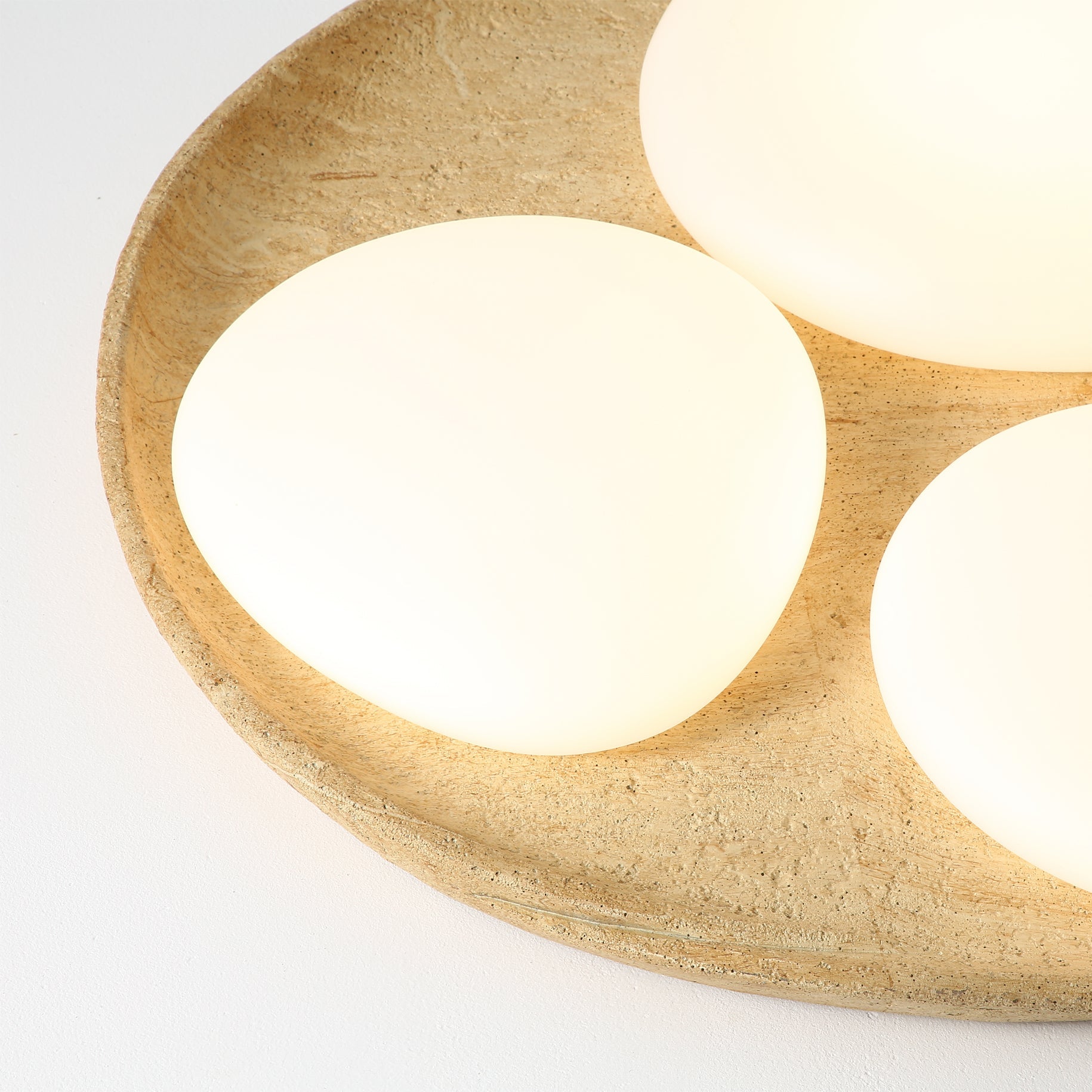 Topo Minimalist Stone Mixture Ceiling Light