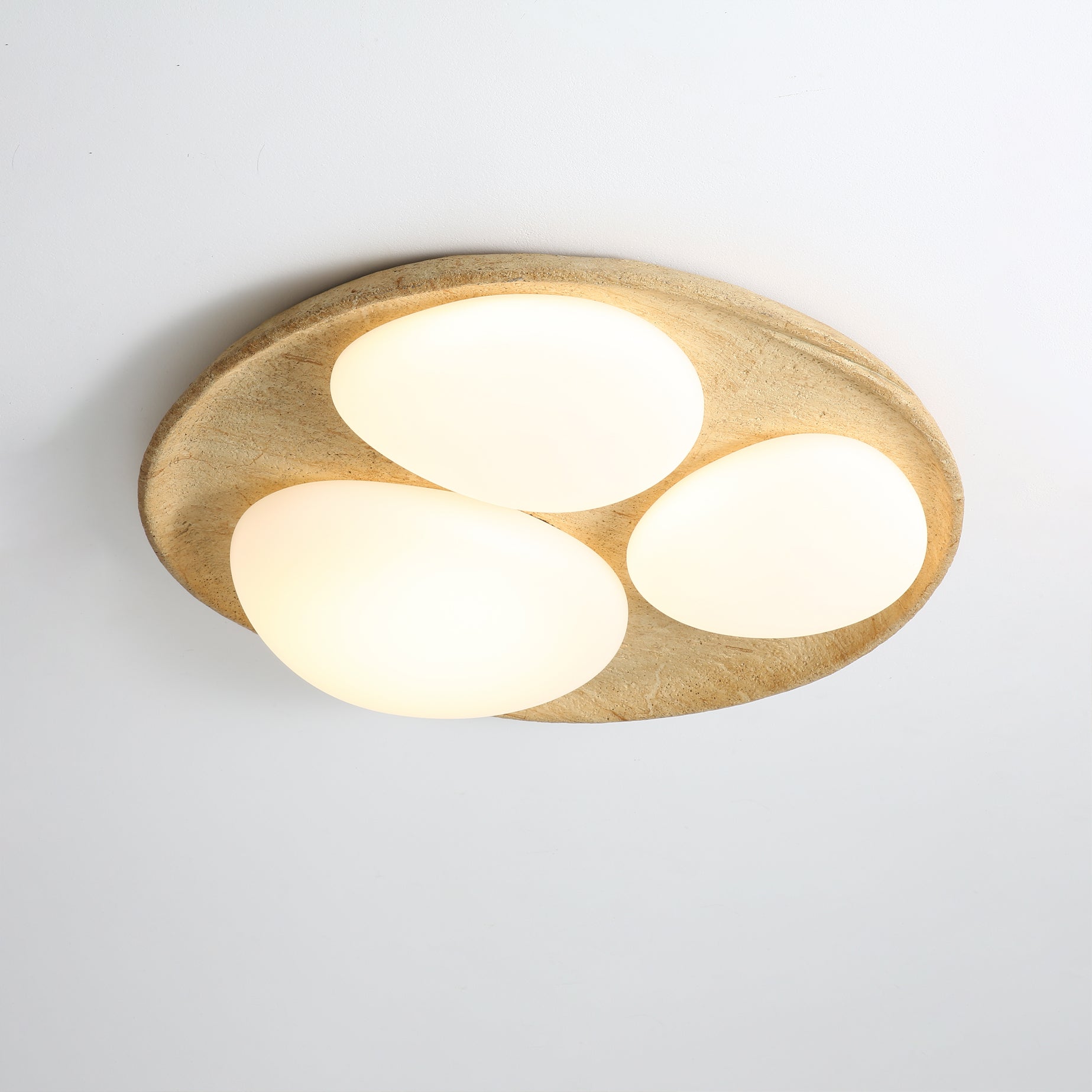 Topo Minimalist Stone Mixture Ceiling Light