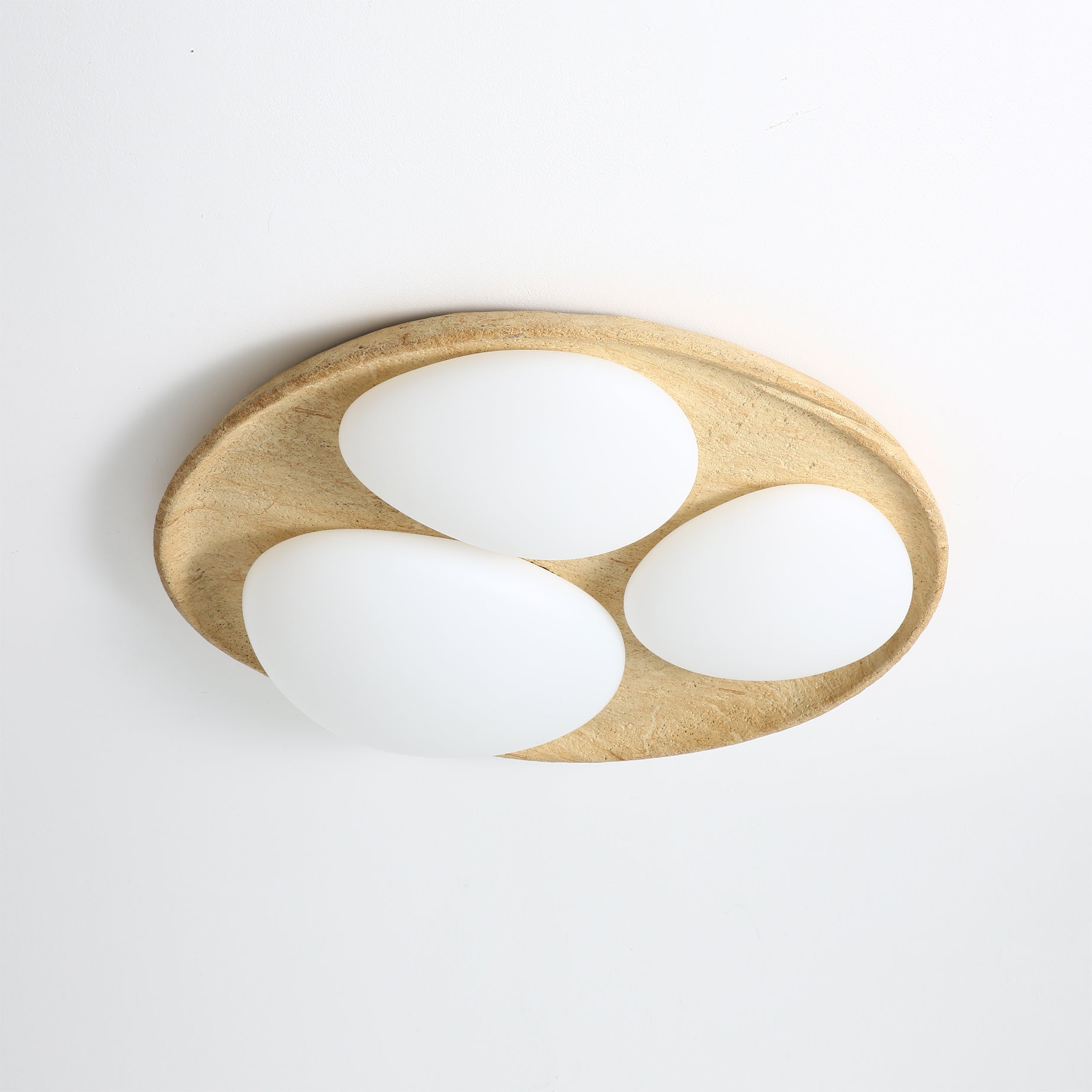 Topo Minimalist Stone Mixture Ceiling Light