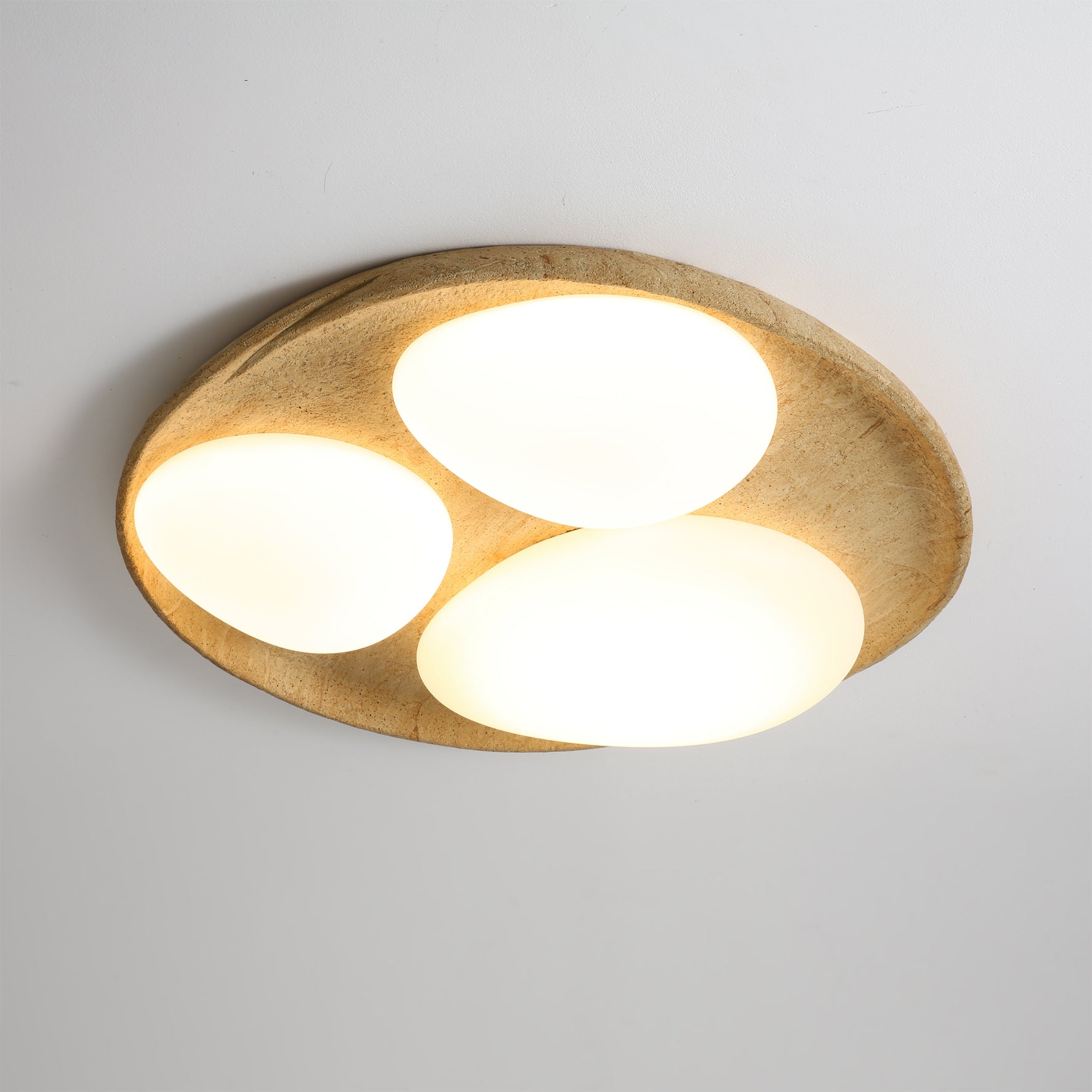 Topo Minimalist Stone Mixture Ceiling Light